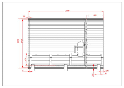 The Alpo Barrel Cedar Sauna - Normally $9,800 - Now $8,800