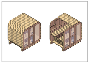 The Anu Outdoor Sauna (Now $8900, Save $600)