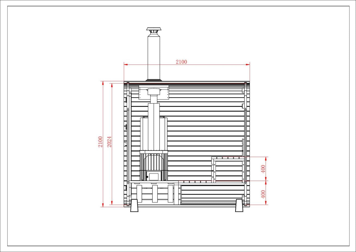 The Anu Wood Sauna — Authentic 4–5 Person Wood Fired Sauna NZ (Arriving July)