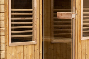 The Luukas Outdoor Sauna 2.1m * 1.8m - 6 Person Sauna