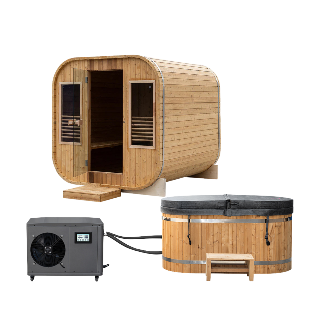 Luukas Electric Sauna + Ice Bath Bundle NZ | Contrast Therapy | Save ...