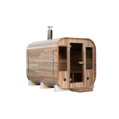 The Luukas Wood Sauna + Tomas Ice Bath - Contrast Therapy Bundle
