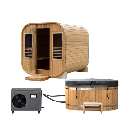 The Maire Electric Sauna + Tomas Ice Bath - Contrast Therapy Bundle