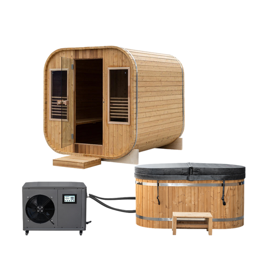 The Maire Electric Sauna + Tomas Ice Bath - Contrast Therapy Bundle