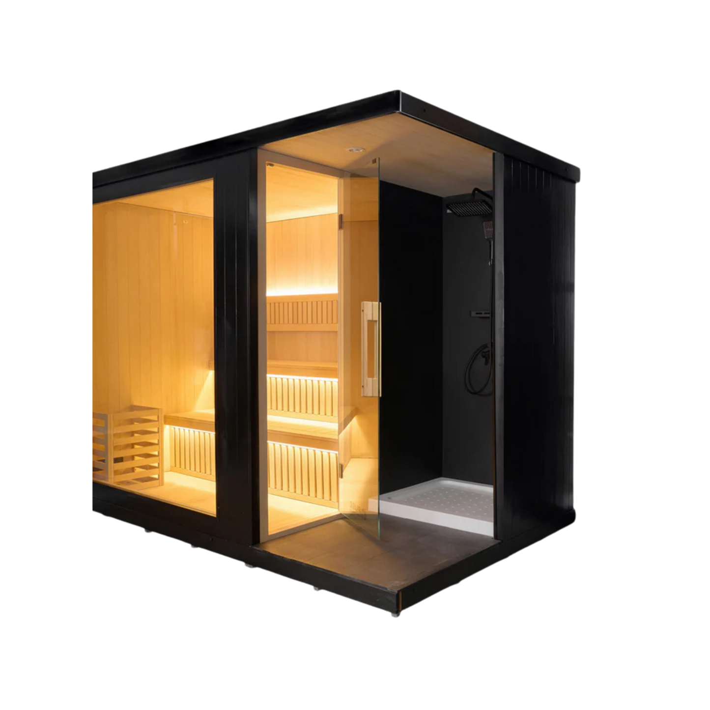 The Piia Electric Sauna + Tomas Ice Bath - Contrast Therapy Bundle