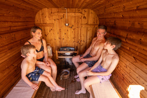 The Luukas Outdoor Sauna 2.1m * 1.8m - 6 Person Sauna